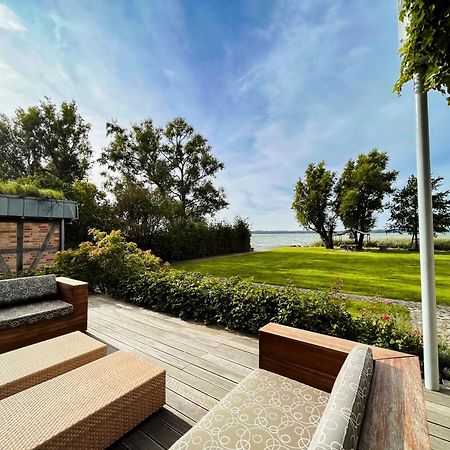 Peeneblick - Traumhaus In Exklusiver Direktlage Am Wasser Mit Eigenem Bootssteg Fuer 8 Personen Rankwitz Ngoại thất bức ảnh